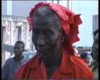 old man in red costume